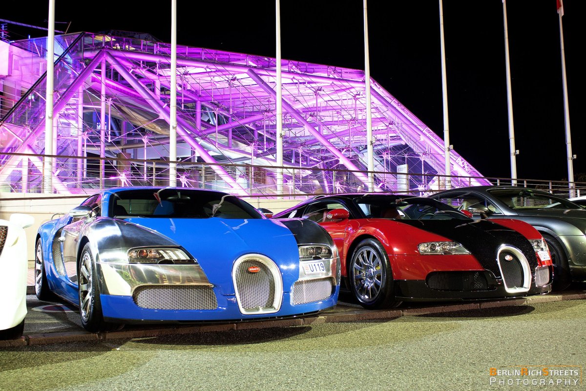Bugatti Veyron 16.4 Bleu Centenaire spotted in Monaco — BerlinRichStreets